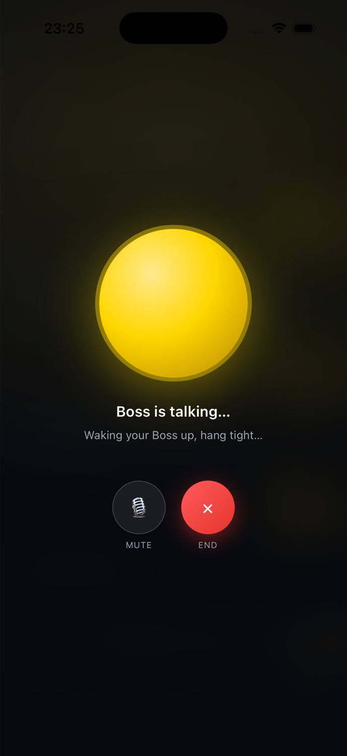 Voice AI - your Boss is talking
